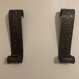Tuscany Wall sconces set/ pair/ candle wall holders